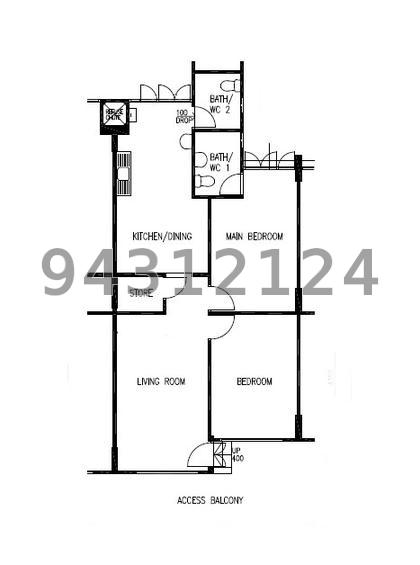 Blk 885 Tampines Street 83 (Tampines), HDB 3 Rooms #66945472